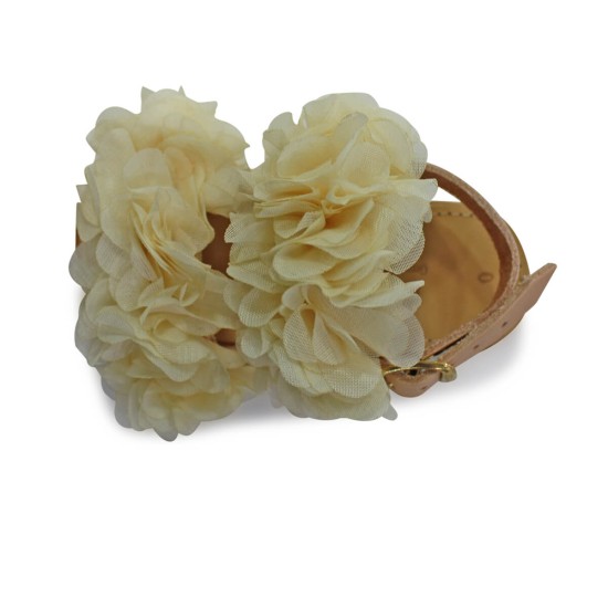 Παιδικό Δερμάτινο Σανδάλι - Ivory/Natural Παιδικό Δερμάτινο Σανδάλι - Ivory/Natural
