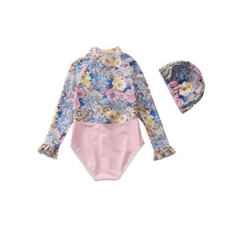 Kid Girl Swimsuit One Piece - Floral