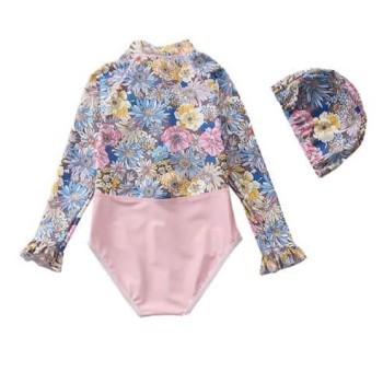 Kid Girl Swimsuit One Piece - Floral