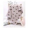 Knit Baby Blanket Hedgehogs - Pink