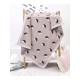 Knit Baby Blanket Hedgehogs - Pink Knit Baby Blanket Hedgehogs - Pink