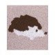 Knit Baby Blanket Hedgehogs - Pink Knit Baby Blanket Hedgehogs - Pink