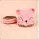 Knitted Hat & Scarf Set - Pink