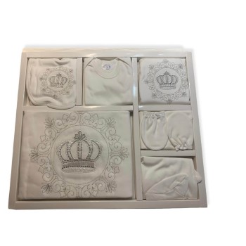 Newborn Baby Unisex Luxury Set - White