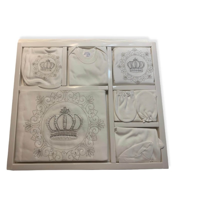 Newborn Baby Unisex Luxury Set - White