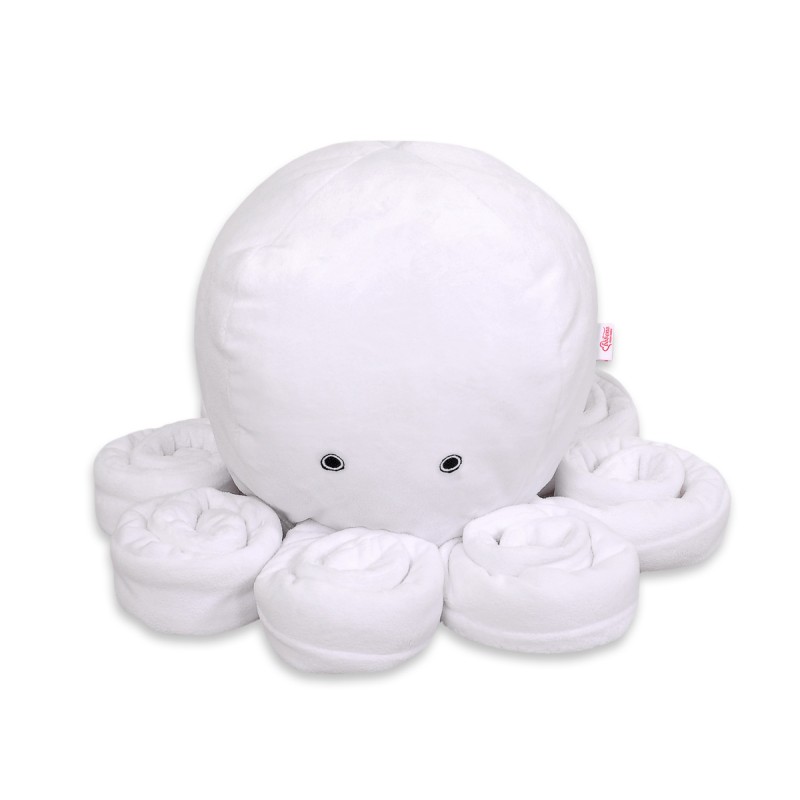 Λούτρινο Χταπόδι Αγκαλιάς Μεγάλο - white