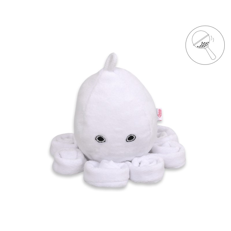 Χταποδάκι Αγκαλιάς με Κουδουνίστρα - white