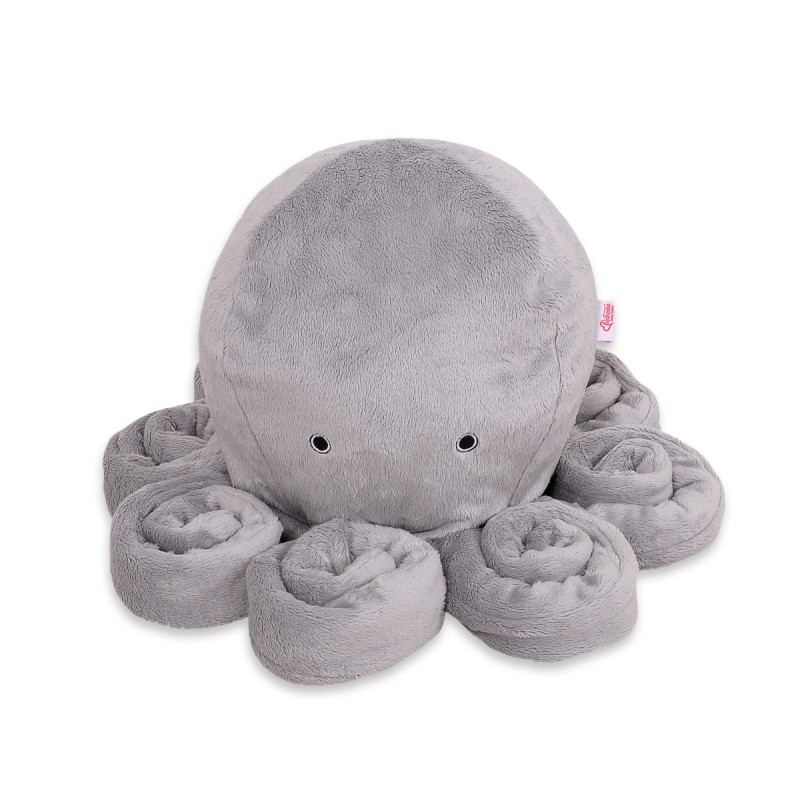 Λούτρινο Χταπόδι Αγκαλιάς Μεγάλο - gray