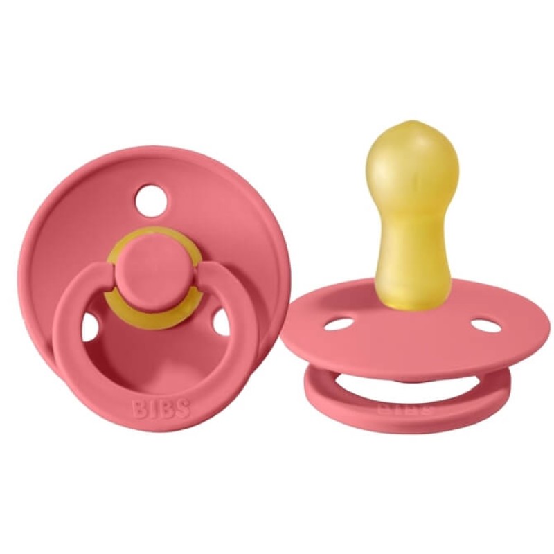 Pacifier BIBS Coral 0+ (S)