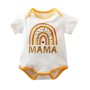 Baby Jumpsuit Rainbow Mama - White/Yellow