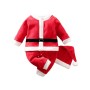 Santa Claus Baby Jumpsuit - Red