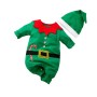 Baby Christmas Jumpsuit - Green