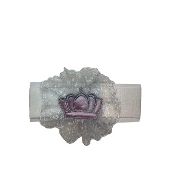 Baby Headband Crown - White