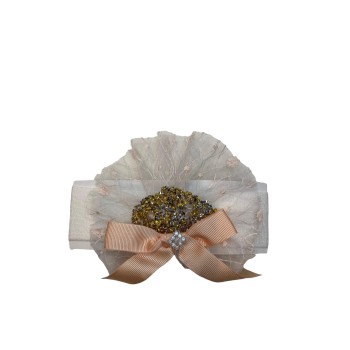 Baby Headband Princess - White