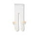 Baby Legging With Bow - White Baby Legging With Bow - White