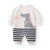 Baby Jumpsuit Little Dino - White