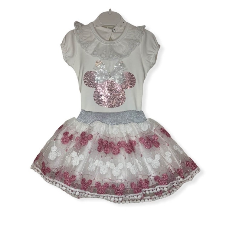 Baby Set Minnie - White/Pink