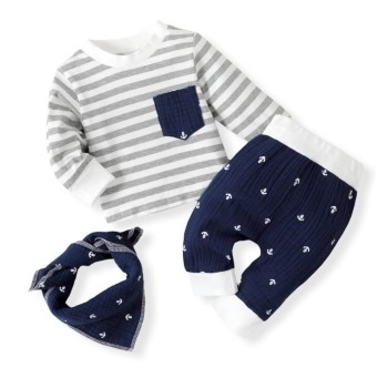Baby Boy Set - "Ancor" -  Navy