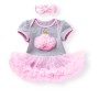Baby Dress Ice Cream - Grey/Pink