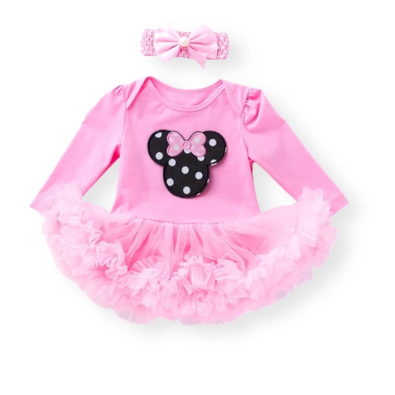 Baby Dress Minnie Mouse - Pink