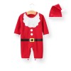 Baby Jumpsuit - Santa Claus - Red