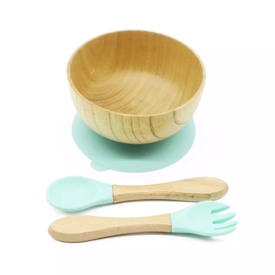 Σετ φαγητού Wooden Dinner Green