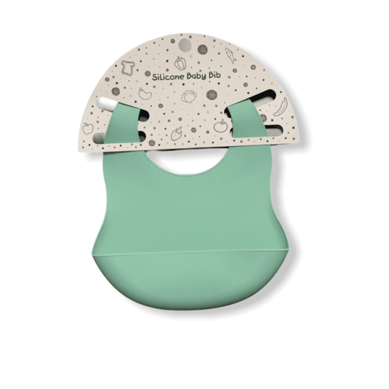 Silicon Baby Bib - Green