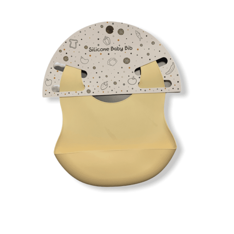 Silicon Baby Bib - Yellow