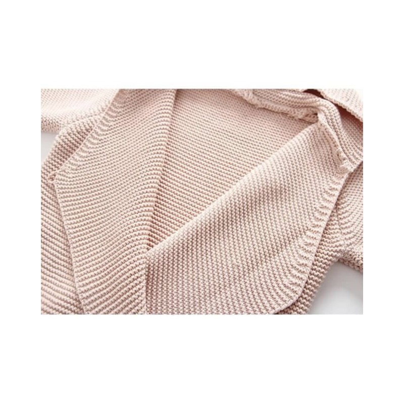 Sleeping Bag Knitted Rabbit - Pink