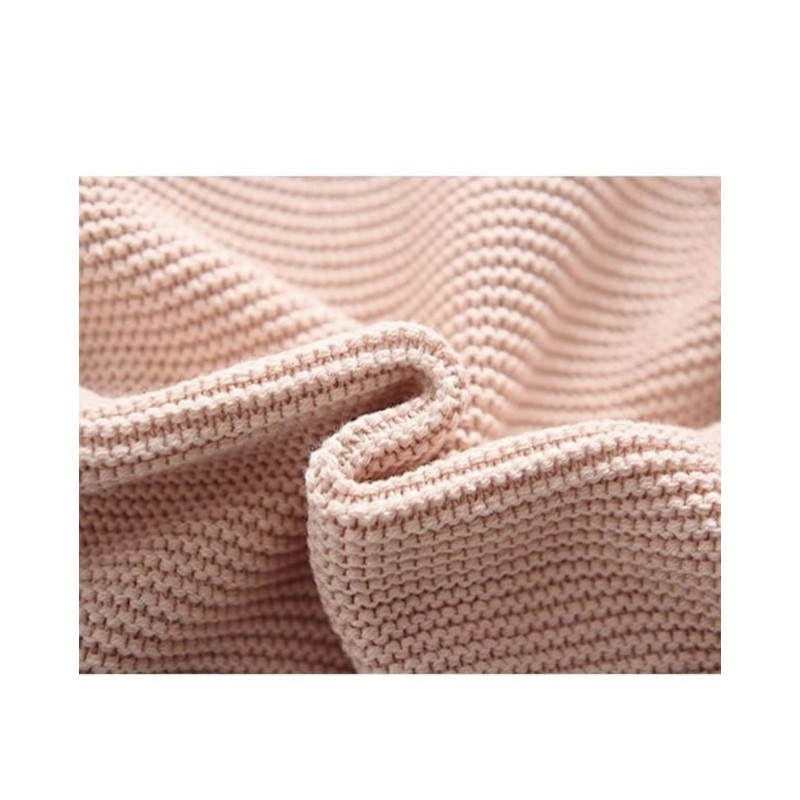 Sleeping Bag Knitted Rabbit - Pink