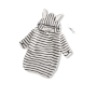 Sleeping Bag Knitted Rabbit - Striped Grey