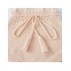 Strapped Knitted Sleeveless Bodysuit - Pink Strapped Knitted Sleeveless Bodysuit - Pink