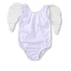 Summer Toddler Girl Swimsuit One Piece Angel Wings - White