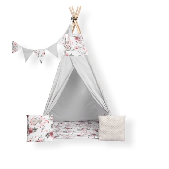 TeePee Tent - Dream Catchers - Pink TeePee Tent - Dream Catchers - Pink