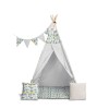 TeePee Tent - Feathers -Colorful