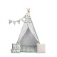TeePee Tent - Feathers -Colorful