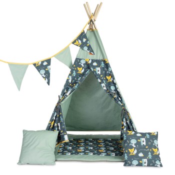 TeePee Tent - Meadow - Green