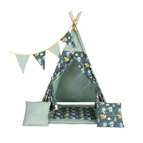 TeePee Tent - Meadow - Green