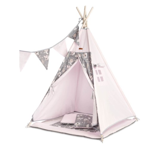TeePee Tent - Meadow - Pink TeePee Tent - Meadow - Pink
