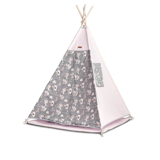 TeePee Tent - Meadow - Pink TeePee Tent - Meadow - Pink