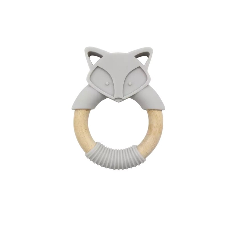 Teether ring Fox Grey