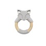Teether ring "Fox" Grey