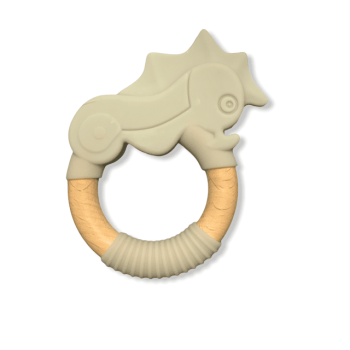 Teethers "Sea Horse" Grey