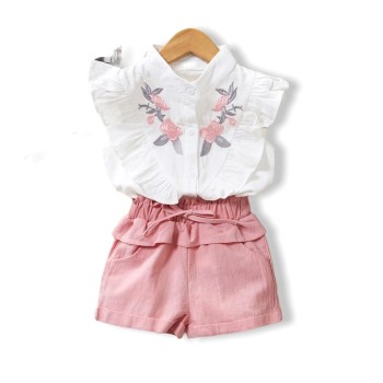 Toddler/Baby Girl Sleeveless Set - Pink