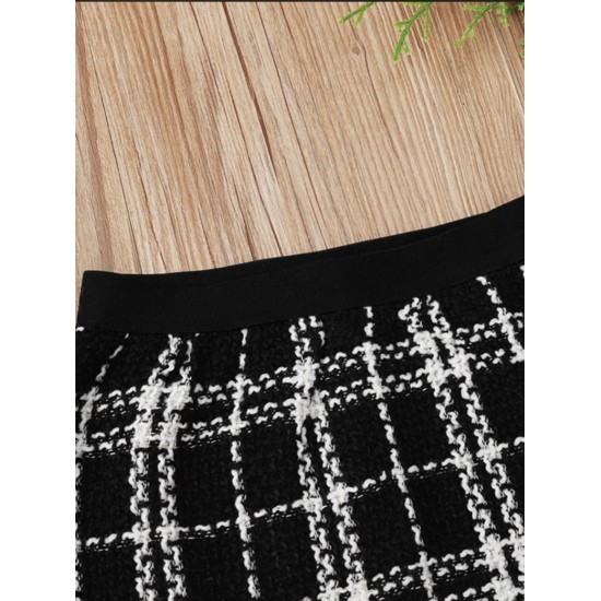 Tweed Baby Set - Black/White Tweed Baby Set - Black/White
