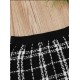 Tweed Baby Set - Black/White Tweed Baby Set - Black/White