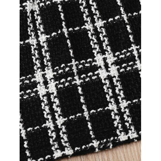 Tweed Baby Set - Black/White Tweed Baby Set - Black/White