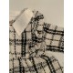 Tweed Knit Baby Dress - Black/White Tweed Knit Baby Dress - Black/White