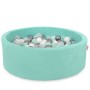 Μπαλοπισίνα minky H-30 cm με 200 Μπάλες - mint