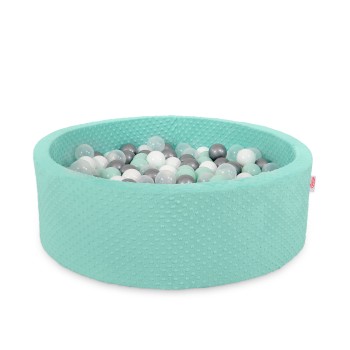 Μπαλοπισίνα minky H-30 cm με 300 Μπάλες - mint